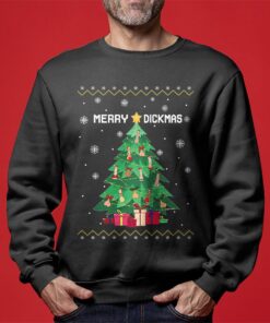 Merry Dickmas Dirty Christmas Sweater Men