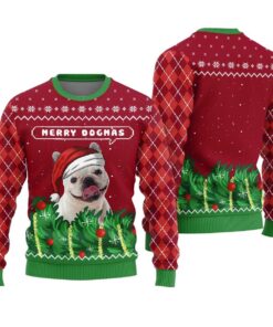 Merry Dogmas Custom Dog Christmas Sweater