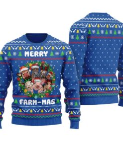 Merry Farm House Ugly Sweater