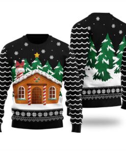 Merry Gingerbread House Ugly Sweater