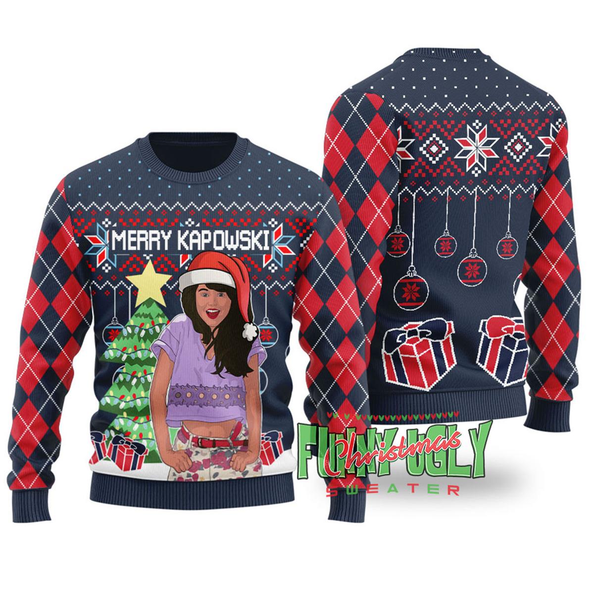 Merry Crizzle Snoop Dogg Ugly Christmas Sweater