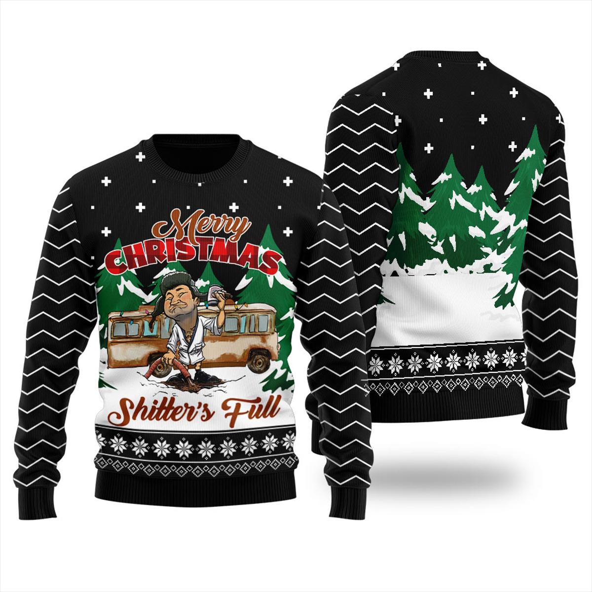 Humorous Shitters Full Ugly Sweater