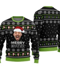 Merry Whatever Personalized Ugly Sweater