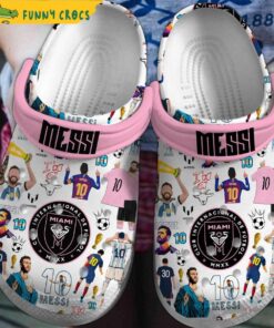 Messi Inter Miami Soccer Crocs Clog Slippers