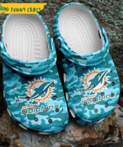 Baby Yoda Hug Custom Name Miami Dolphin Crocs