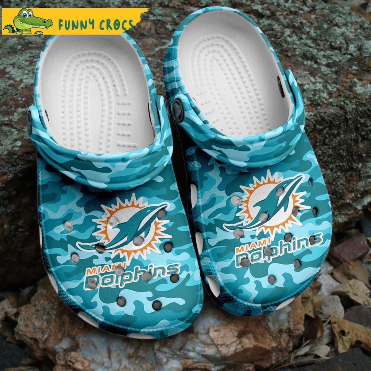 Customized Miami Dolphins Crocs Clog Shoes