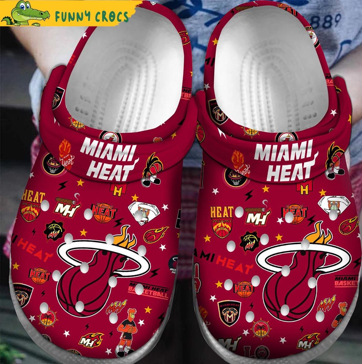 Miami Heat Crocs Shoes By Crocs Shoes