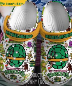 Purple Ninja Turtle Donatello Crocs Shoes