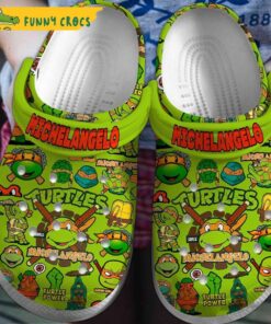 Raphael Ninja Turtle Green Crocs Slippers