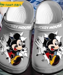 Mickey Mouse Grey Crocs Clog