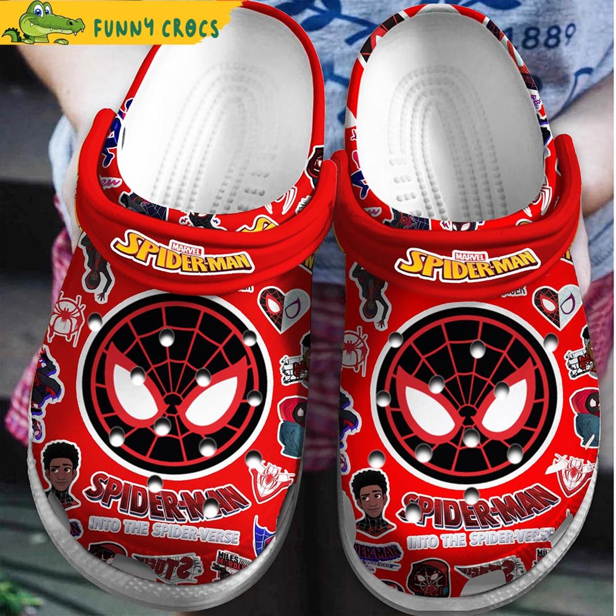 Marvel Miles Morales Spiderman Crocs Clog Shoes