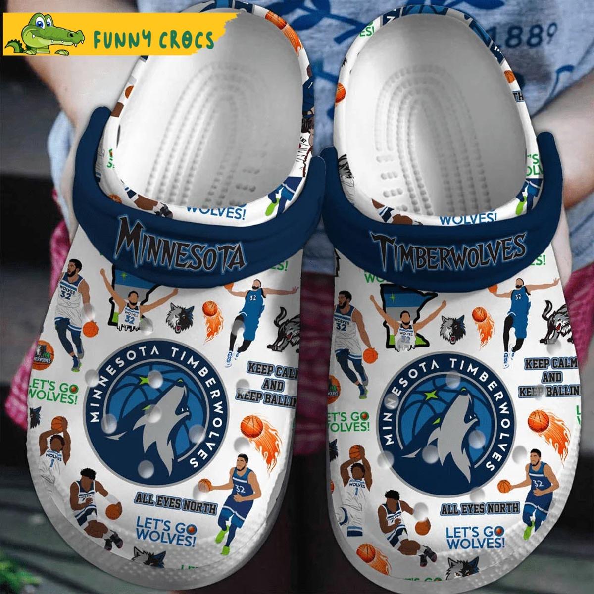 Minnesota Timberwolves Nba Crocs Clog Shoes