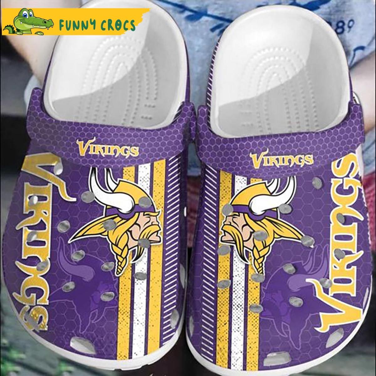 Nfl Hippie Tie Dye Vikings Crocs Clog Shoes