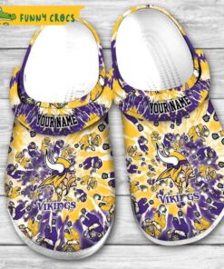 Minnesota Vikings Grateful Dead Crocs Clog Shoes