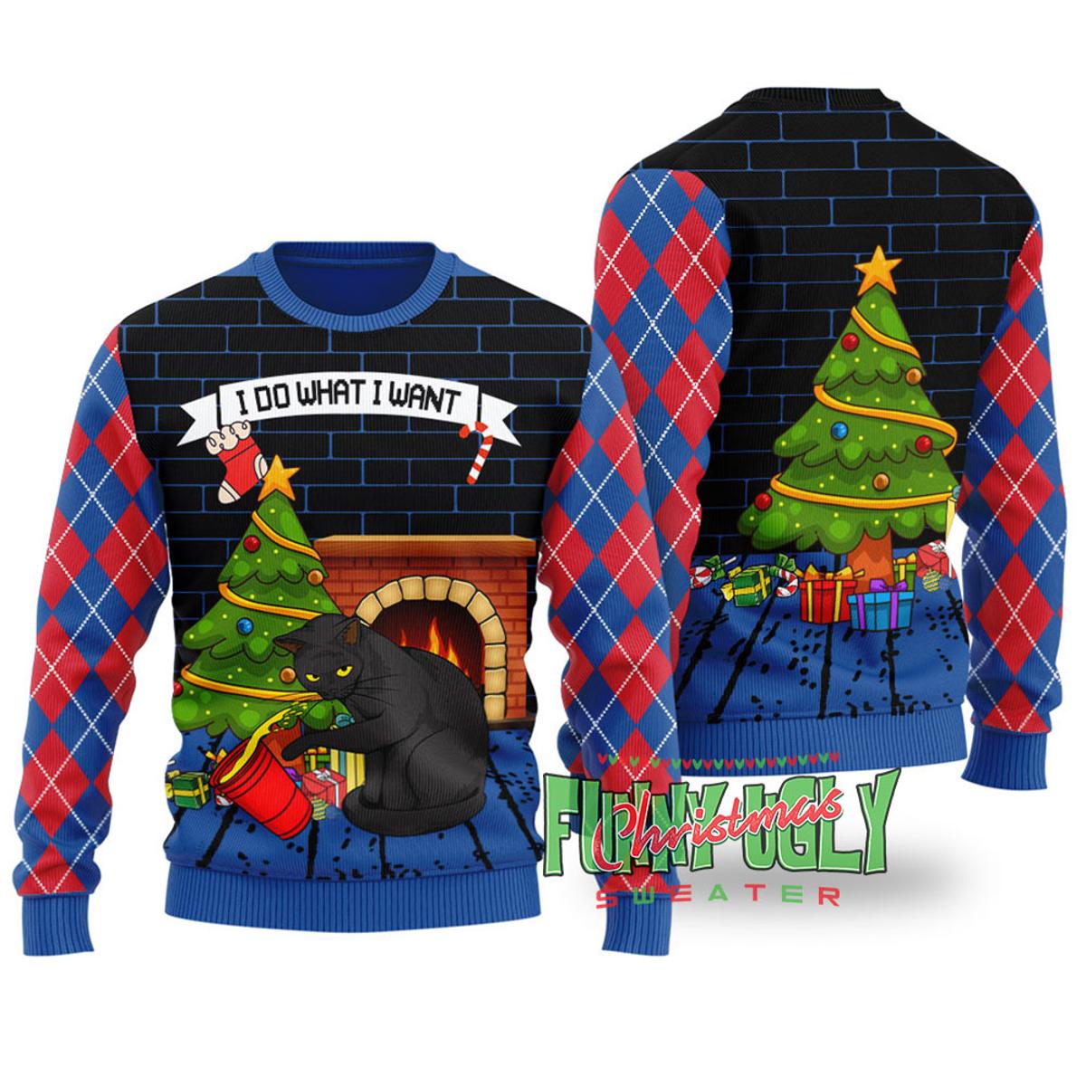 Christmas Tree Funny Stitch Ugly Sweater