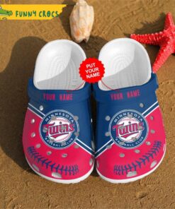 Mlb Baseball Minnesota Twins Personalized Crocs Shoes