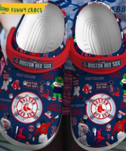 Logo Boston Red Sox Mlb Crocs Clog Shoes