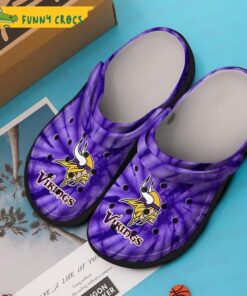Mn Vikings Crocs Clogs Shoes
