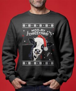 Moory Christmas Cow Funny Christmas Sweaters