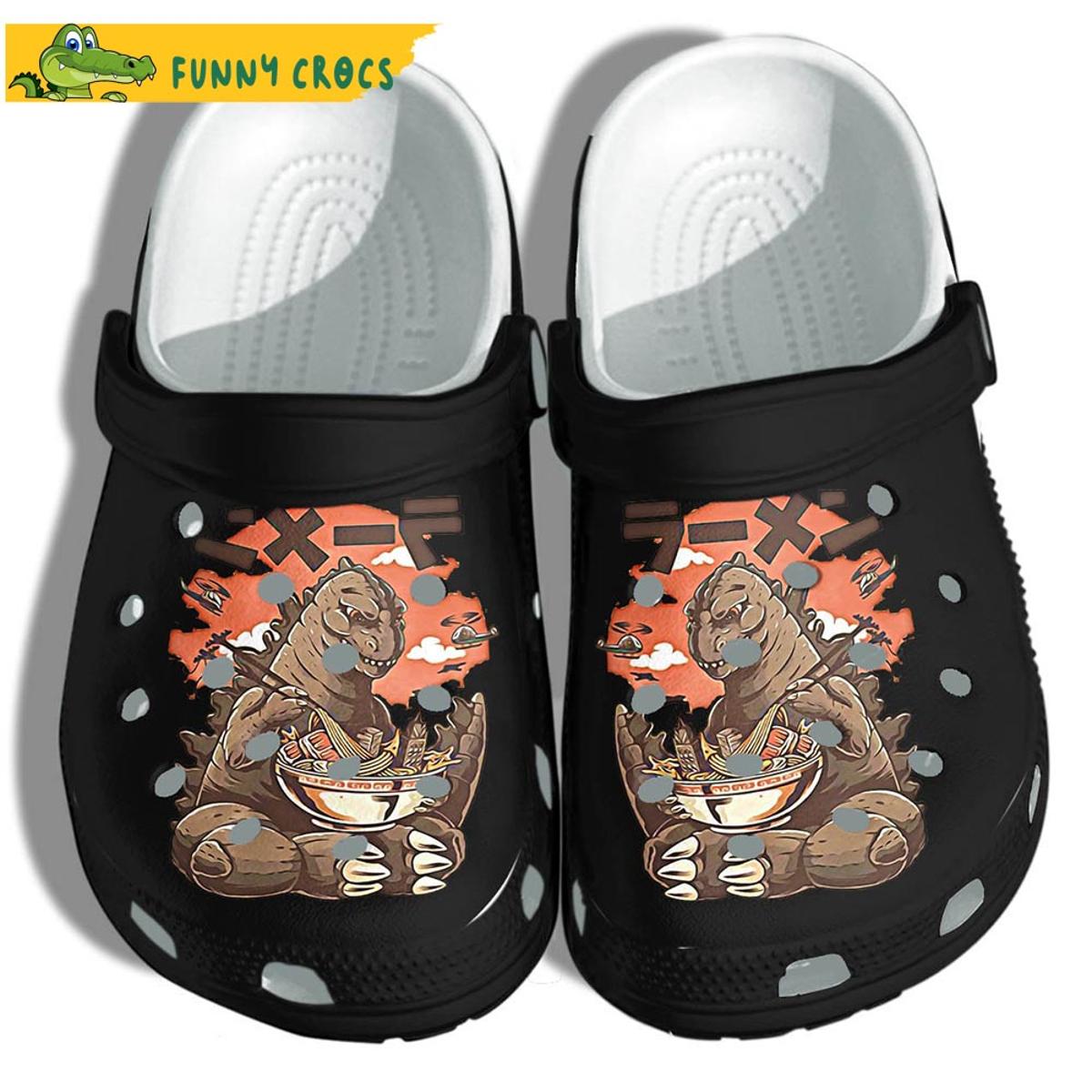 Attack City Godzilla Crocs Sandals