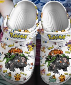 Movie Pokemon Bulbasaur Crocs Clog Shoes