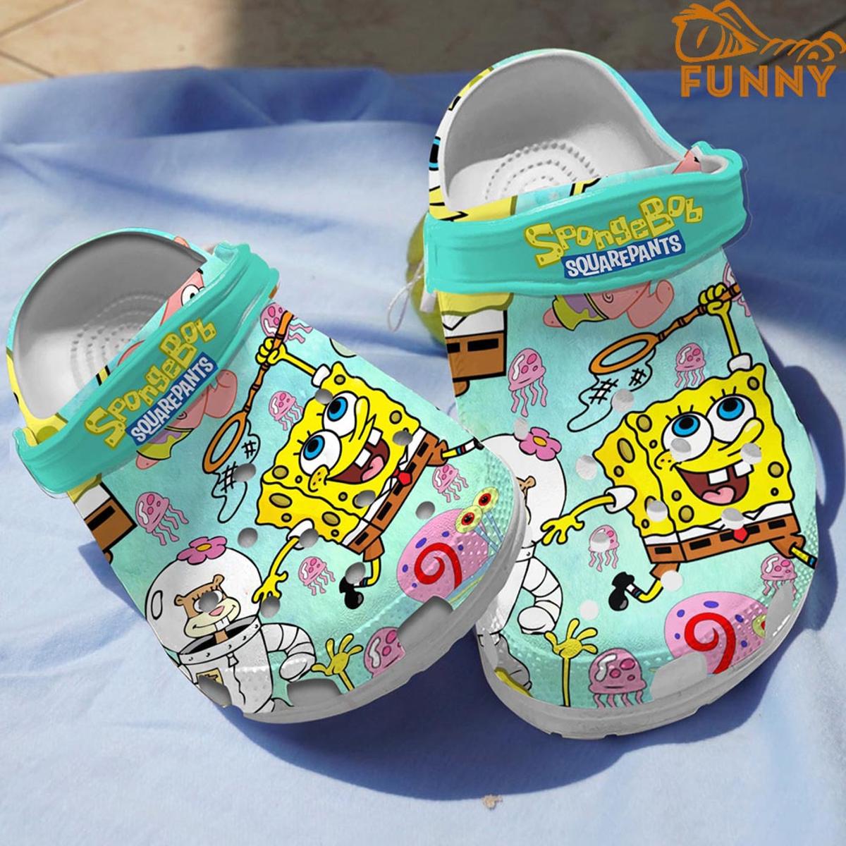 Spongebob And Patrick Star Crocs Slippers