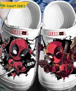 Movies Deadpool In Crocs Clog Slippers