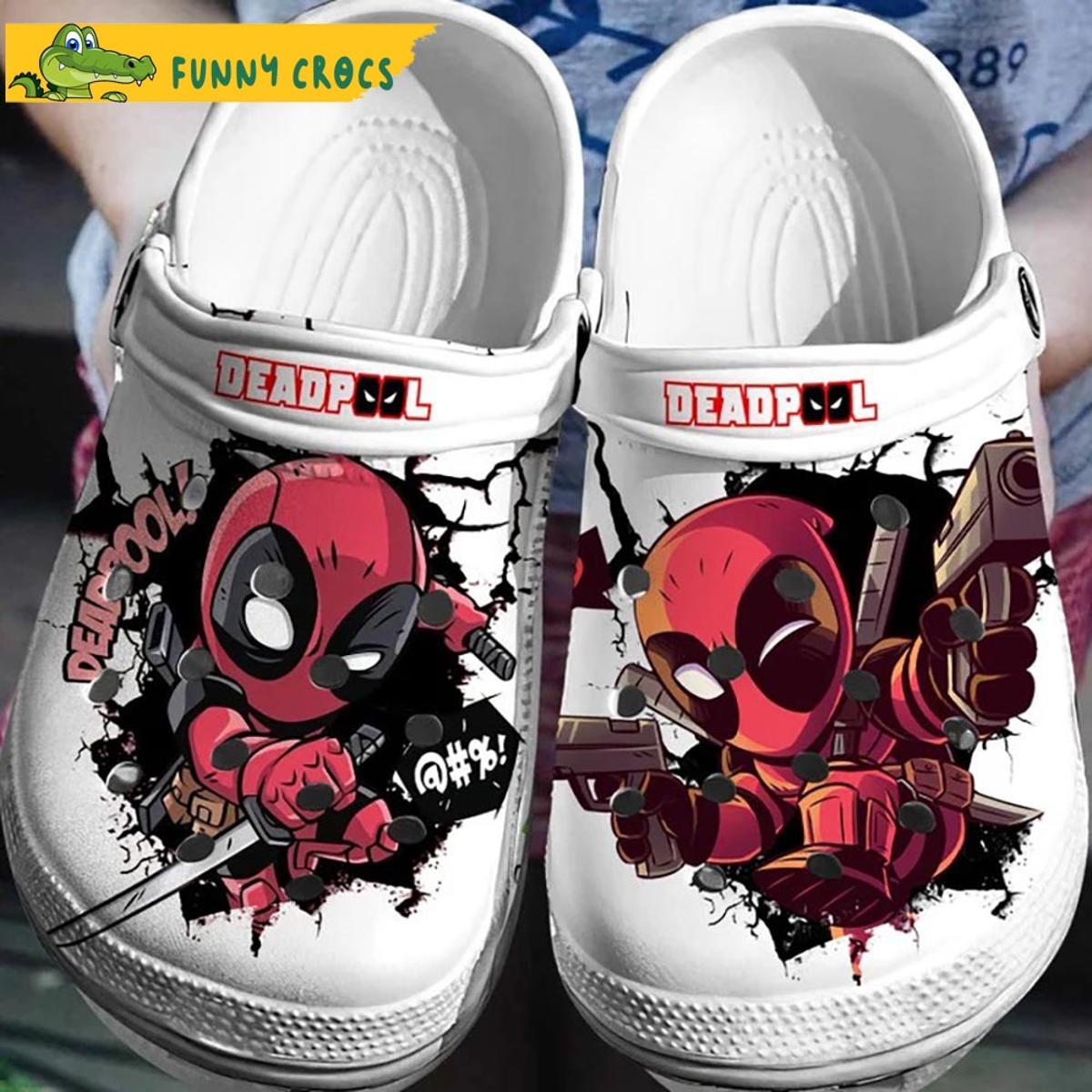 Funny Wolverine Deadpool 3 Crocs Clogs