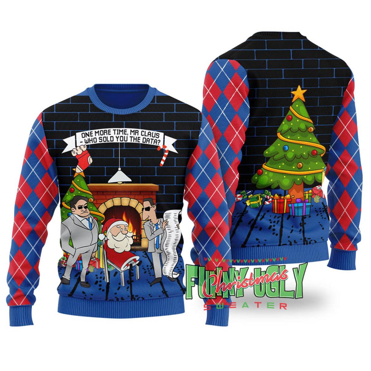 Funny Hyperid Sleigh Xmas Sweater