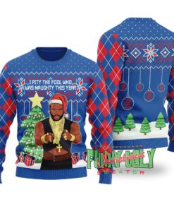 Mr. T Santa Funny Christmas Sweater