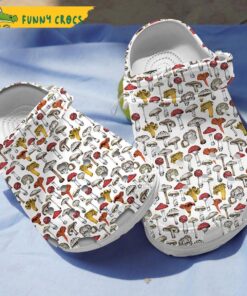 Cute Knowledge Mushroom Crocs Slippers