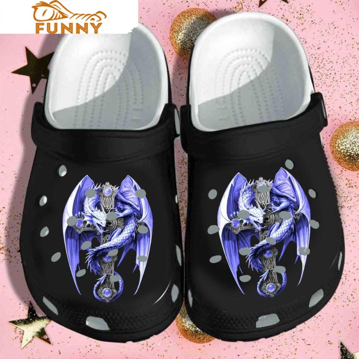 Hearts For Lovers Dragon Crocs Sandals