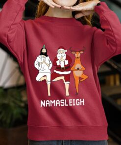 Namasleigh Yoga Christmas Ugly Sweaters