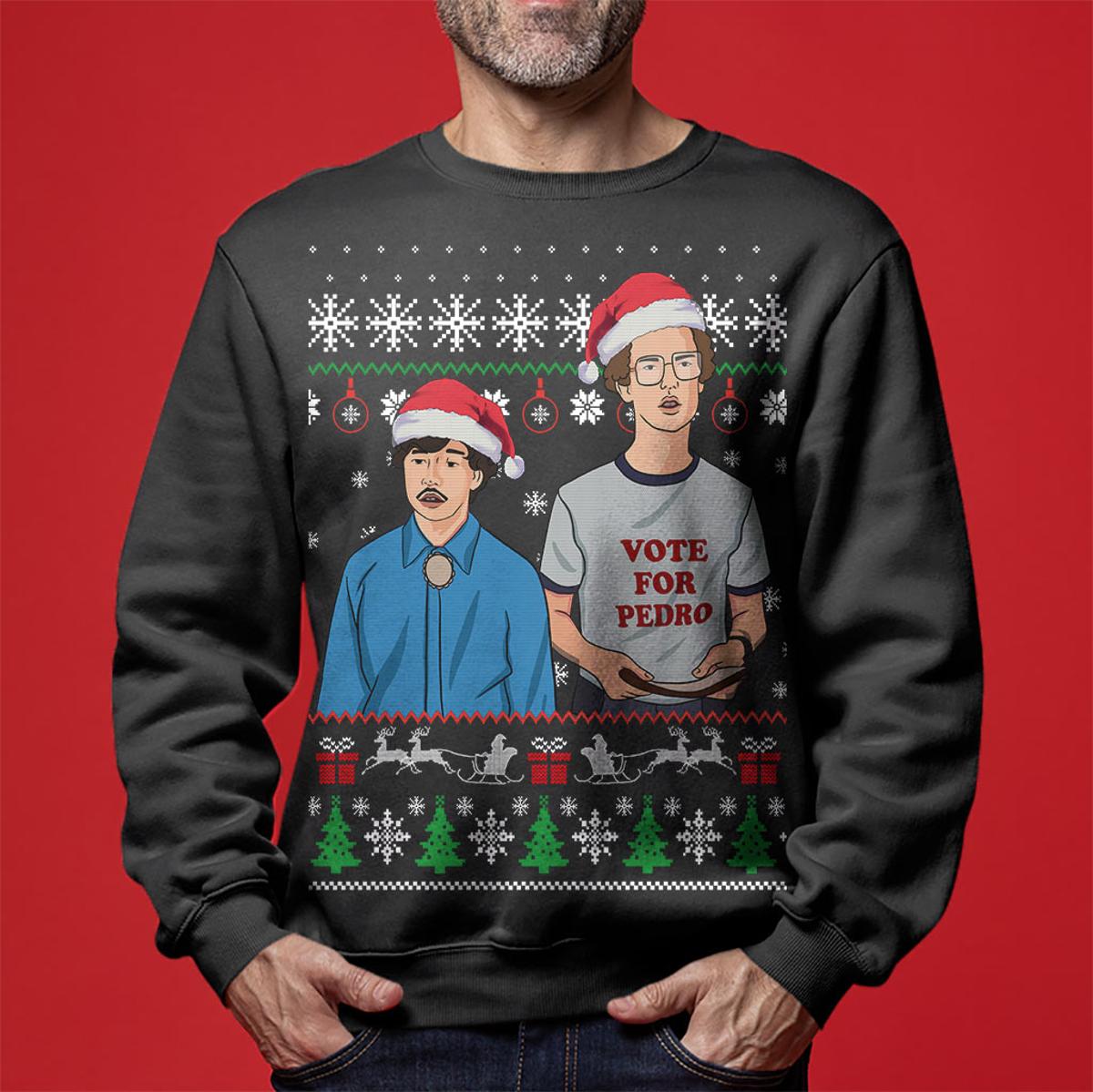 Napoleon Dynamite Vote For Pedro Ugly Sweater