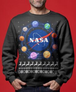 Nasa Solar System Funny Christmas Sweaterss