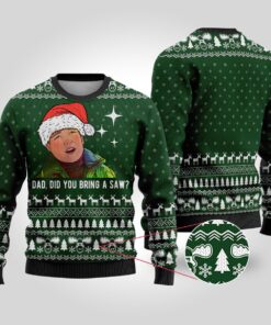 National Lampoon Bring A Saw Rusty Ugly Sweater