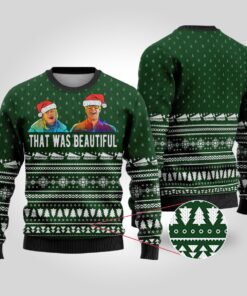 National Lampoon Ellen That Was Beautiful Ugly Xmas Sweater