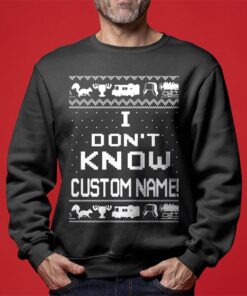 National Lampoon I Dont Know Custom Ugly Sweaters