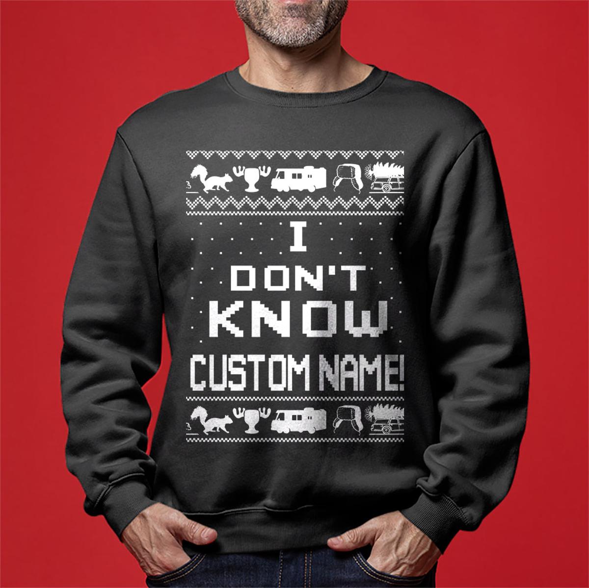 Tacky Custom Dog Funny Christmas Sweaters