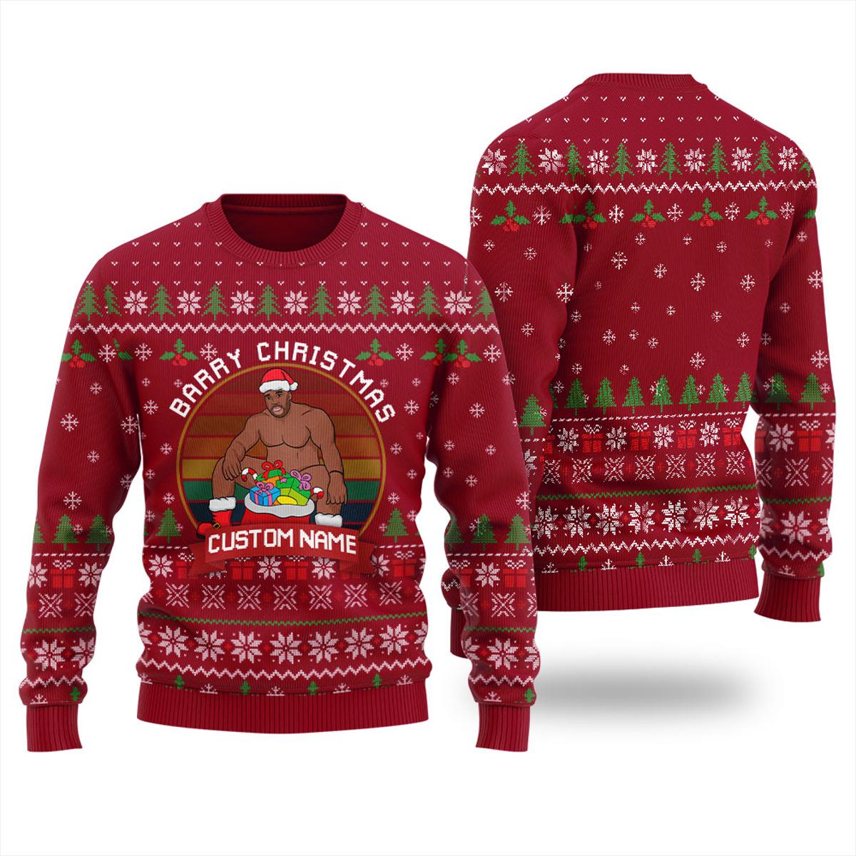 Funny Beer Personalized Ugly Sweater