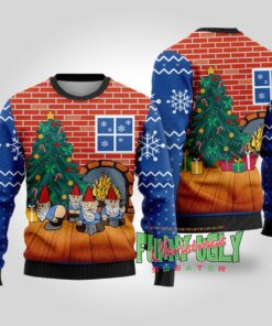 Naughty Gnome Funny Christmas Sweater