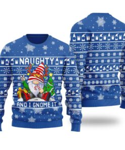 Naughty Gnome Ugly Sweater