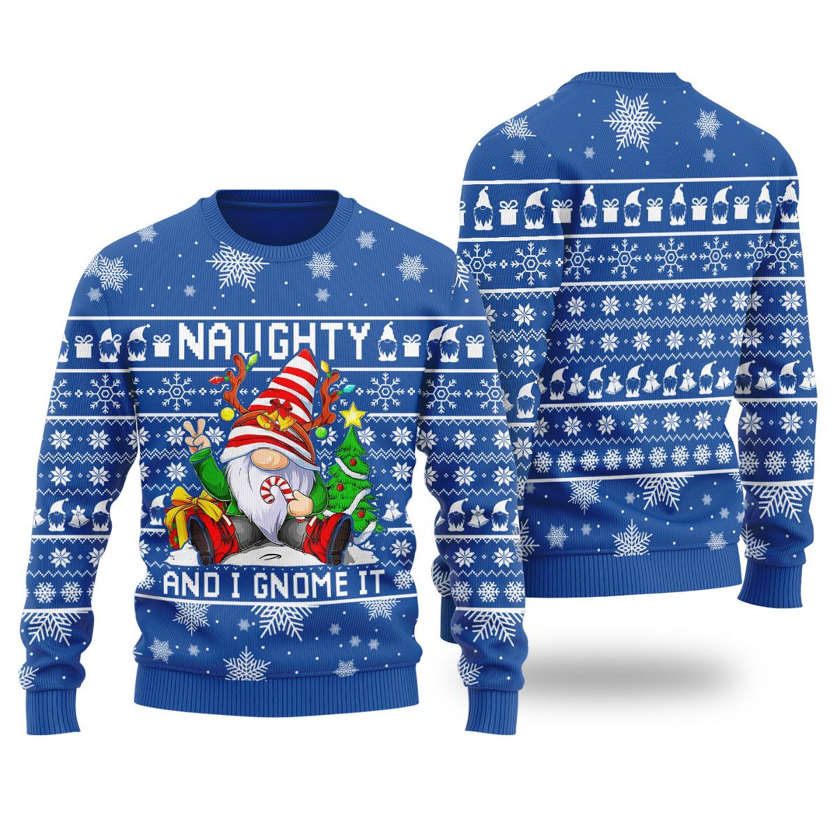 The Naughty Gnome Christmas Sweater