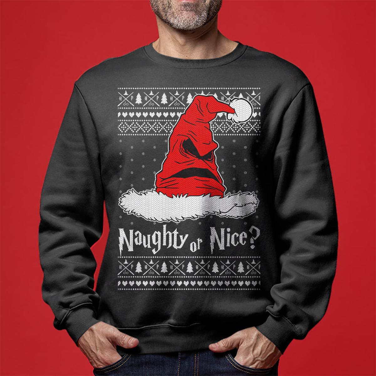 Naughty Or Nice Harry Potter Christmas Sweater