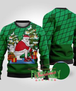 Naughty Santa Claus Christmas Sweater Men