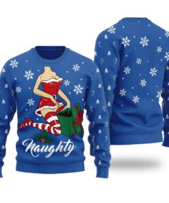 Naughty Santa Girl Ugly Christmas Sweater