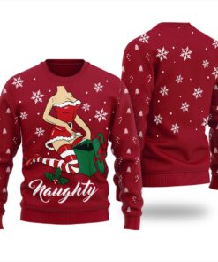 Naughty Santa Girl Ugly Xmas Sweater