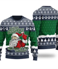 Naughty Santa Offensive Christmas Sweater