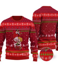 Naughty Spiderman Santa Ugly Christmas Sweaters