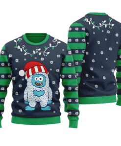 Naughty Yeti Mens Christmas Sweaters Women